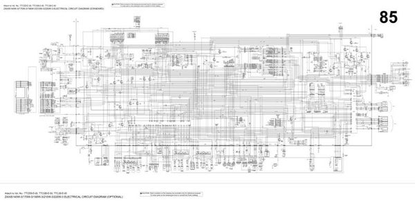 *+ 85 Hitachi ZX140W-3, ZX170W-3, ZX190W-3, ZX210W-3, ZX220W-3 Diagrams 33 pages