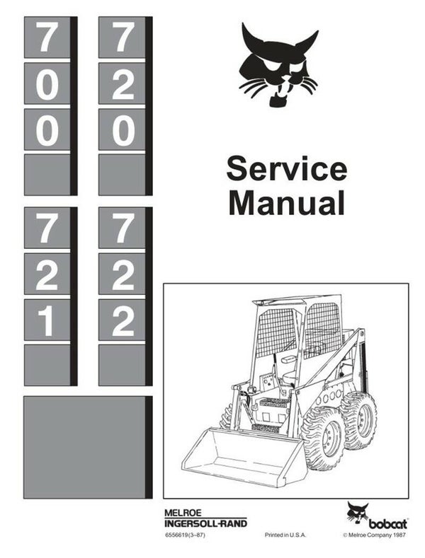 Bobcat 700 720 721 722 Workshop Manual