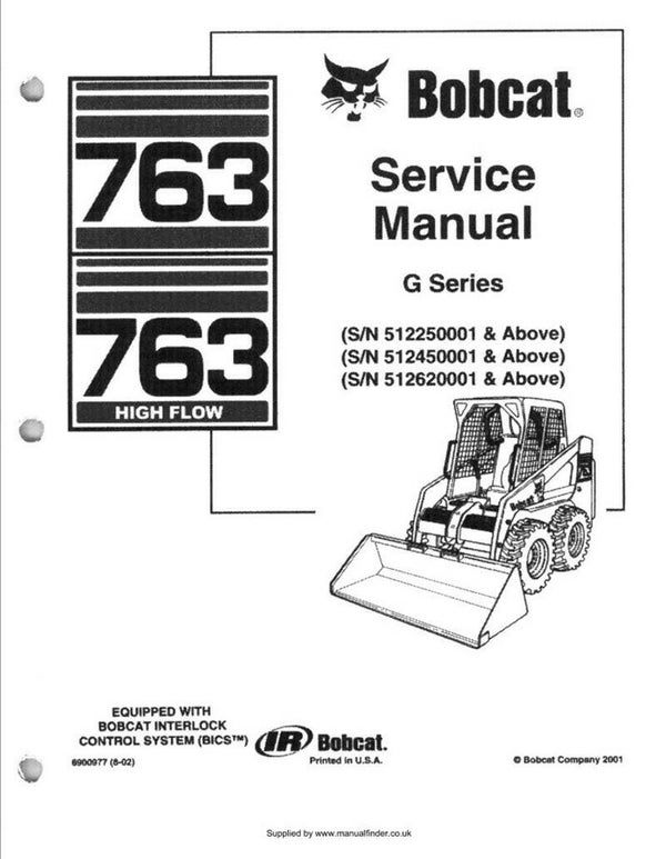 Bobcat 763G BICS Workshop Manual