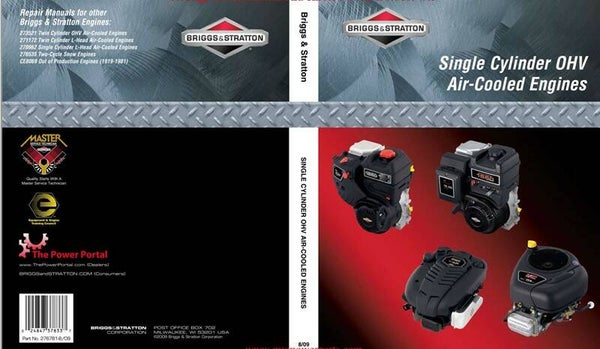 Briggs and Stratton Single-Cylinder-OHV-276781 Service Manual