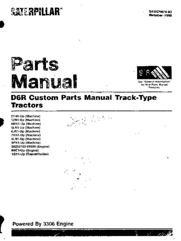 Cat-D6R -Parts-Manual