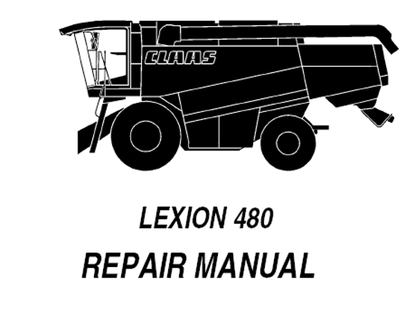 CCC Claas LEXION 480 Service Repair Manual SD