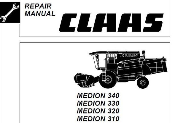 CCC Claas MEDION 340 , 330 , 320 , 310 Combines Service Repair Manual SD