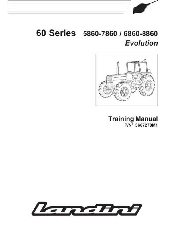 Landini Evolution 60 Series Workshop Manual