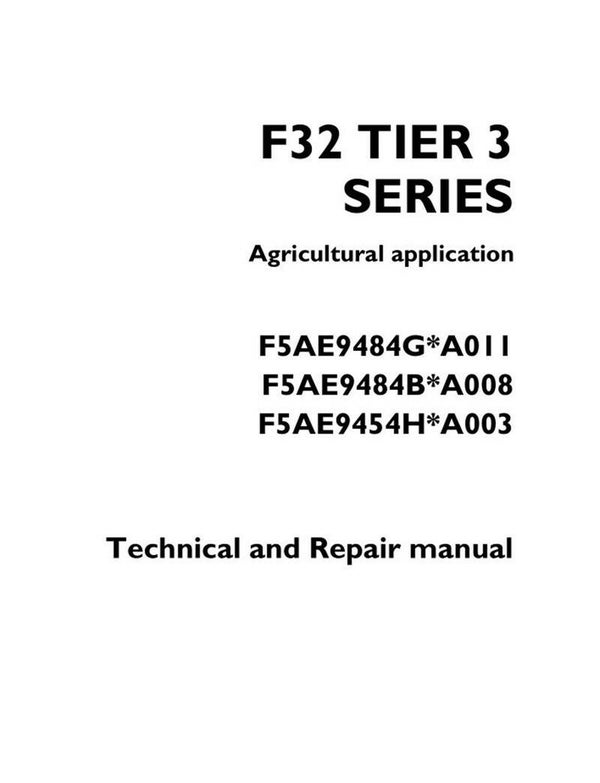 F32 TIER 3 Engine  Repair Manual