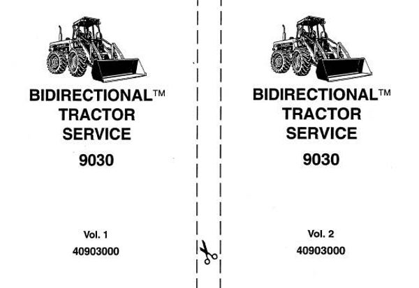 NHTR Ford New Holland 9030 Bidirectional Tractor Service Repair Manual SD