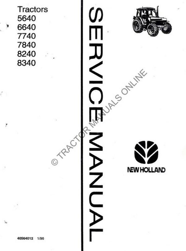 New Holland 40 series all models Workshop Manual