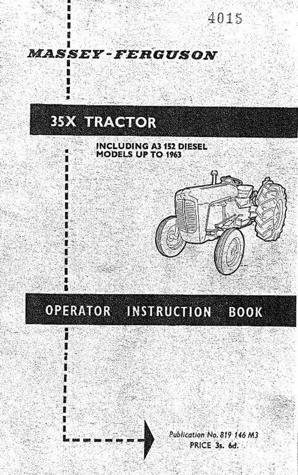 Massey Ferguson 35 and 35X Operators Manual