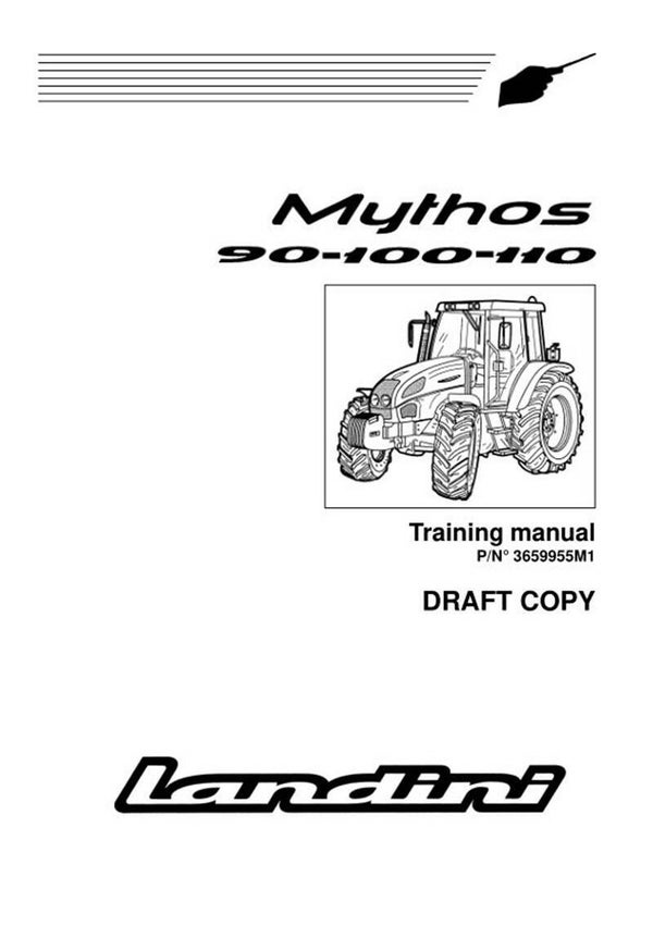 Landini Mythos 90 100 110 Workshop Manual