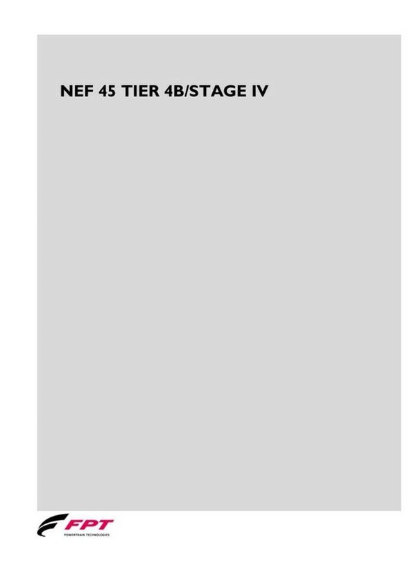 NEF 45 Engine  Repair Manual