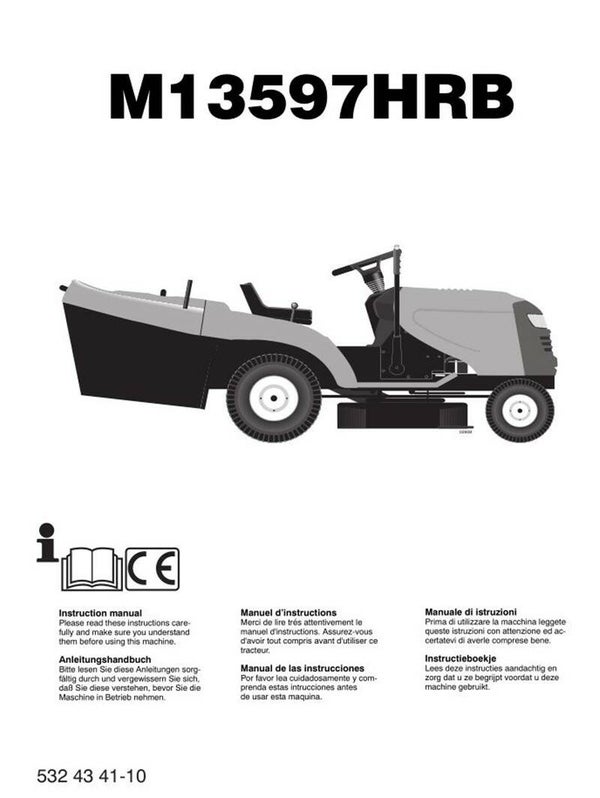 Muchulich Ride On Mowers No7  See cover for Models