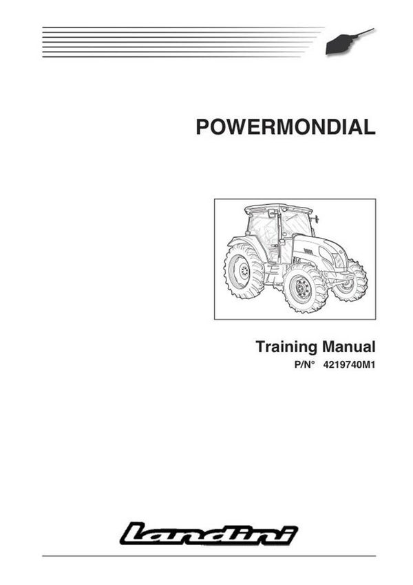 Landini PowerMondial 95 105 115 Workshop Manual