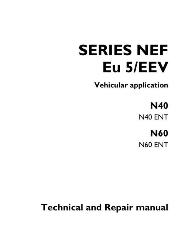 SERIES NEF Engine  Repair Manual