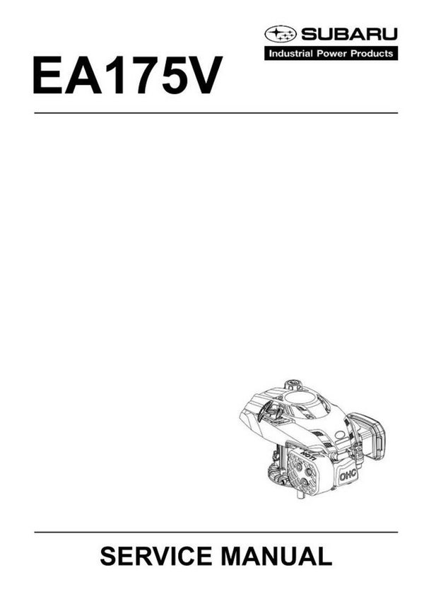 Subaru Robbin 12 EA175_en_ES7528. See Image for Models Covered Workshop Manual