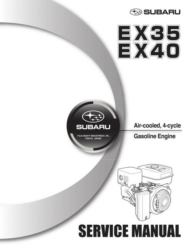 Subaru Robbin 13 ES7487_EX40 See Image for Models Covered Workshop Manual