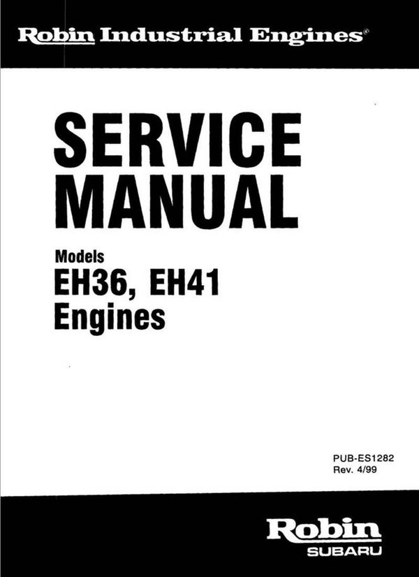 Subaru Robbin 15 subaru-eh-engines-eh36-eh41-- See Image for Models Covered Workshop Manual