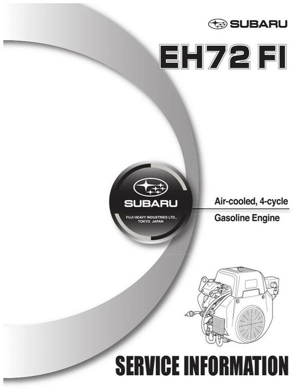 Subaru Robbin 19 subaru-engines-eh72-fi- See Image for Models Covered Workshop Manual