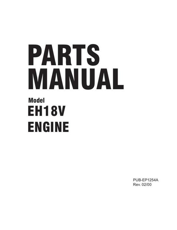 Subaru-Robin 01 Parts Manual See Image for Models Covered