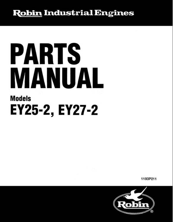 Subaru-Robin 12 Parts Manual See Image for Models Covered