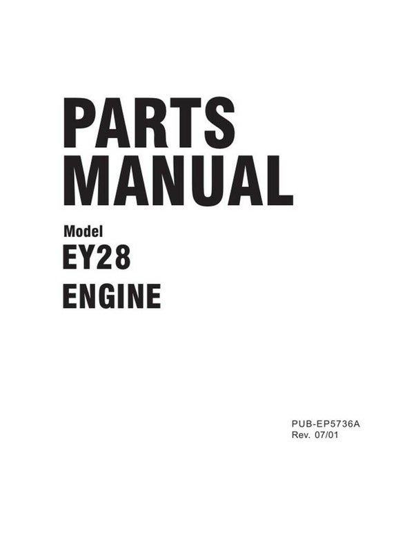 Subaru-Robin 14 Parts Manual See Image for Models Covered