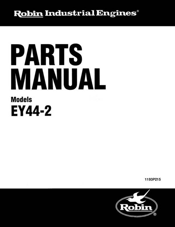 Subaru-Robin 15 Parts Manual See Image for Models Covered