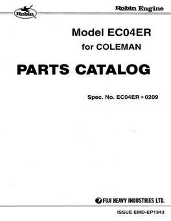 Subaru-Robin 26 Parts Manual See Image for Models Covered