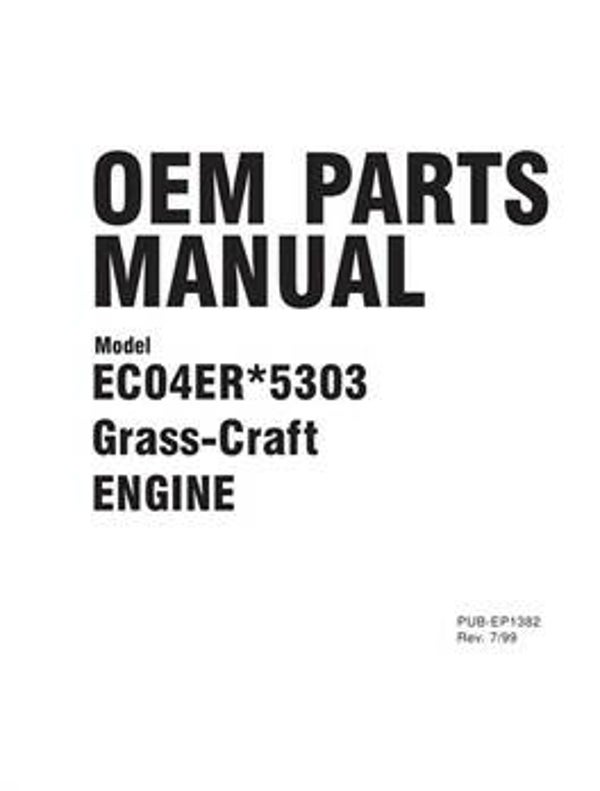 Subaru-Robin 27 Parts Manual See Image for Models Covered