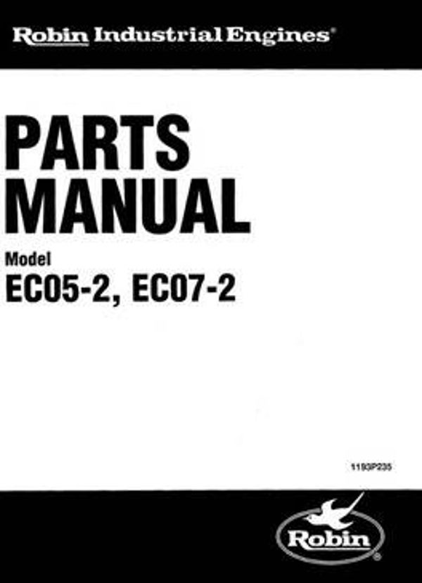 Subaru-Robin 30 Parts Manual See Image for Models Covered