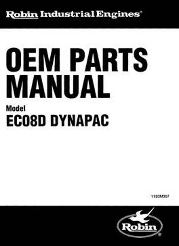 Subaru-Robin 39 Parts Manual See Image for Models Covered