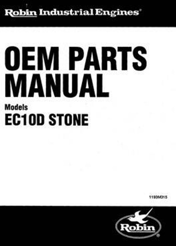 Subaru-Robin 53 Parts Manual See Image for Models Covered