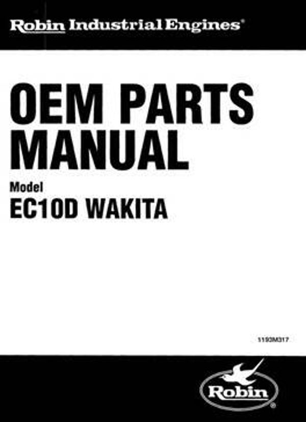 Subaru-Robin 55 Parts Manual See Image for Models Covered