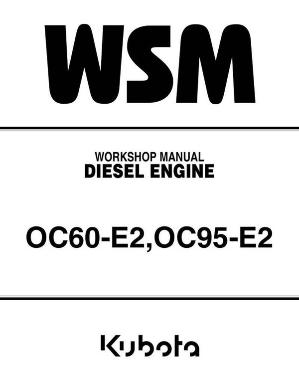 Kubota-Engine-Diesel-WSM_OC60 series workshop manual