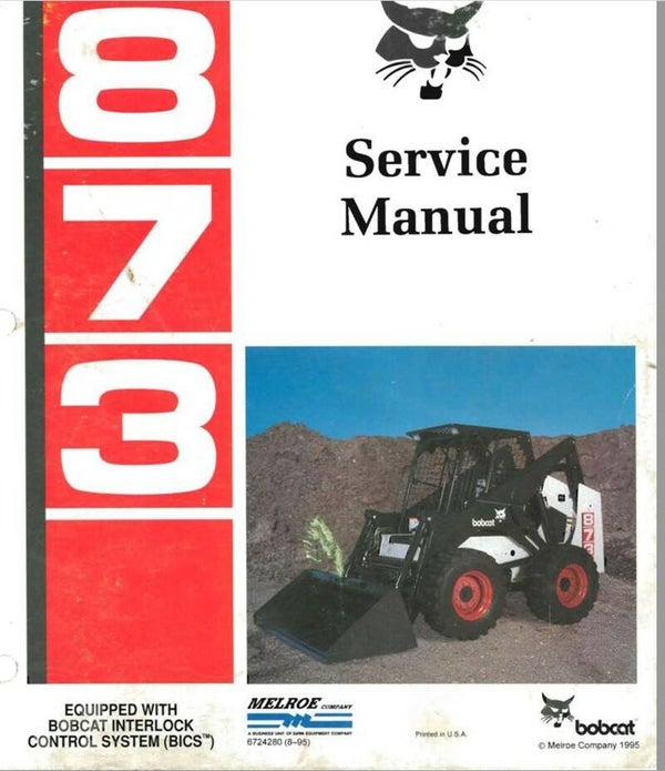 Bobcat 873 Workshop Manual