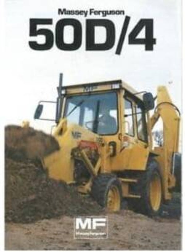 Massey Ferguson MF50D Digger Loader Backhoe