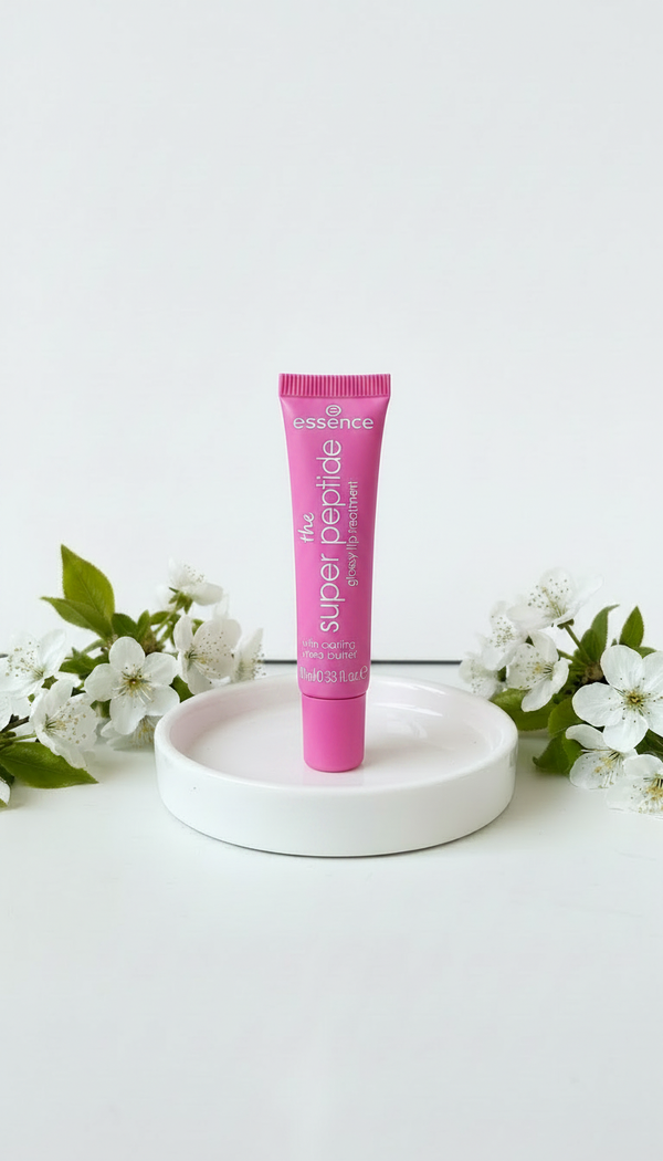 Glossy lip treatment pink
