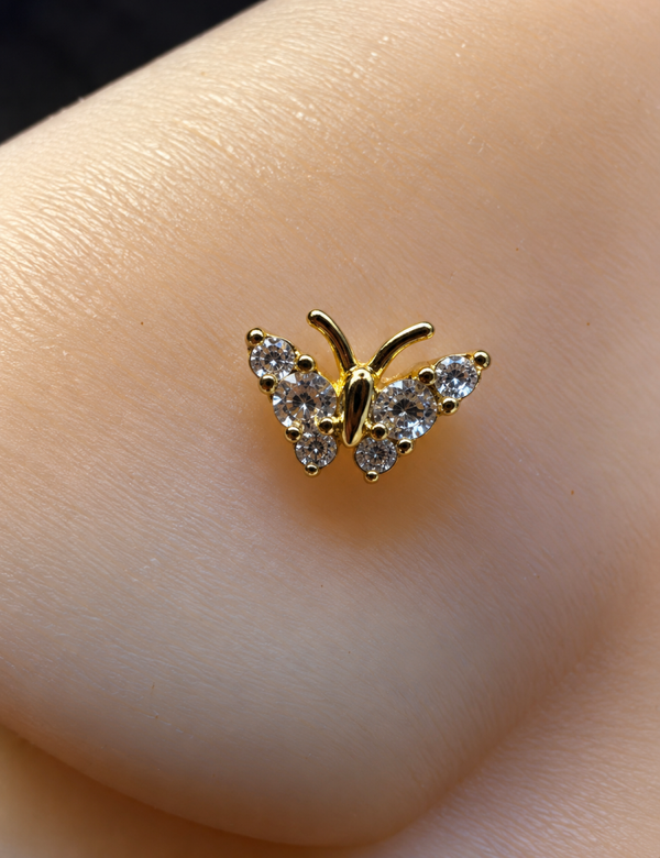 Butterfly Nose Stud