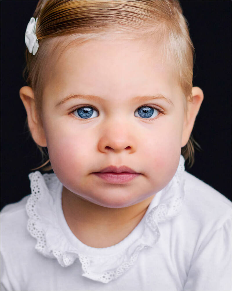 Foto kind blauwe ogen