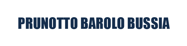 Schriftzug Prunotto Barolo Bussia – Bezeichnung eines erstklassigen Barolo-Weins.