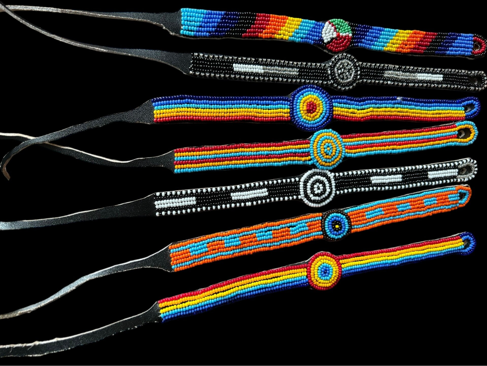 Medium wide tie bracelets or BOOKMARKS