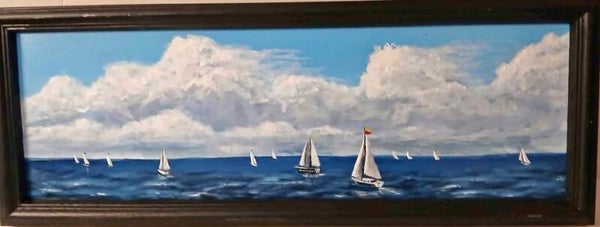 “Regatta” Acrylic Painting