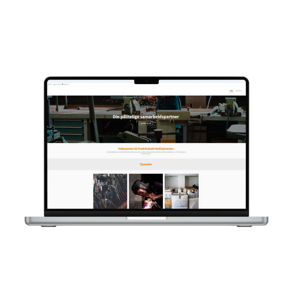 Beste og rimligste hjemmeside