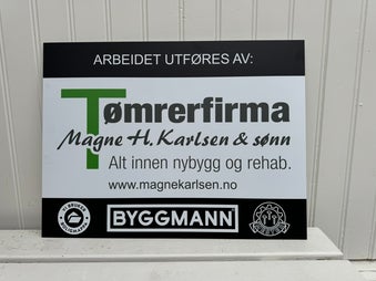 Signup, folie, skilt og fasade
