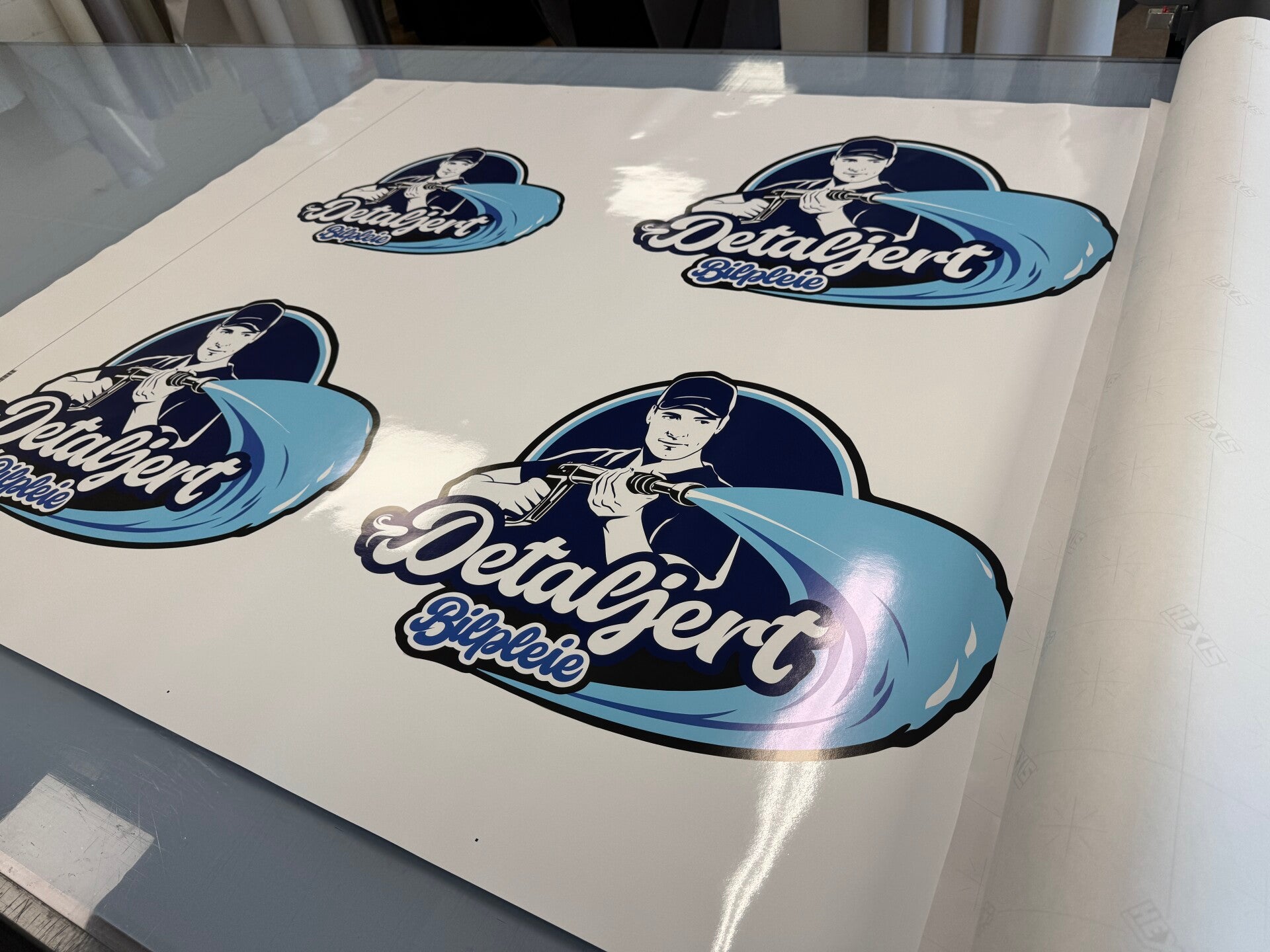 Printet folie med laminat