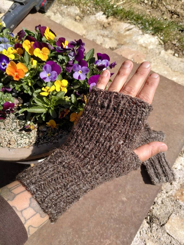 Fingerless mittens