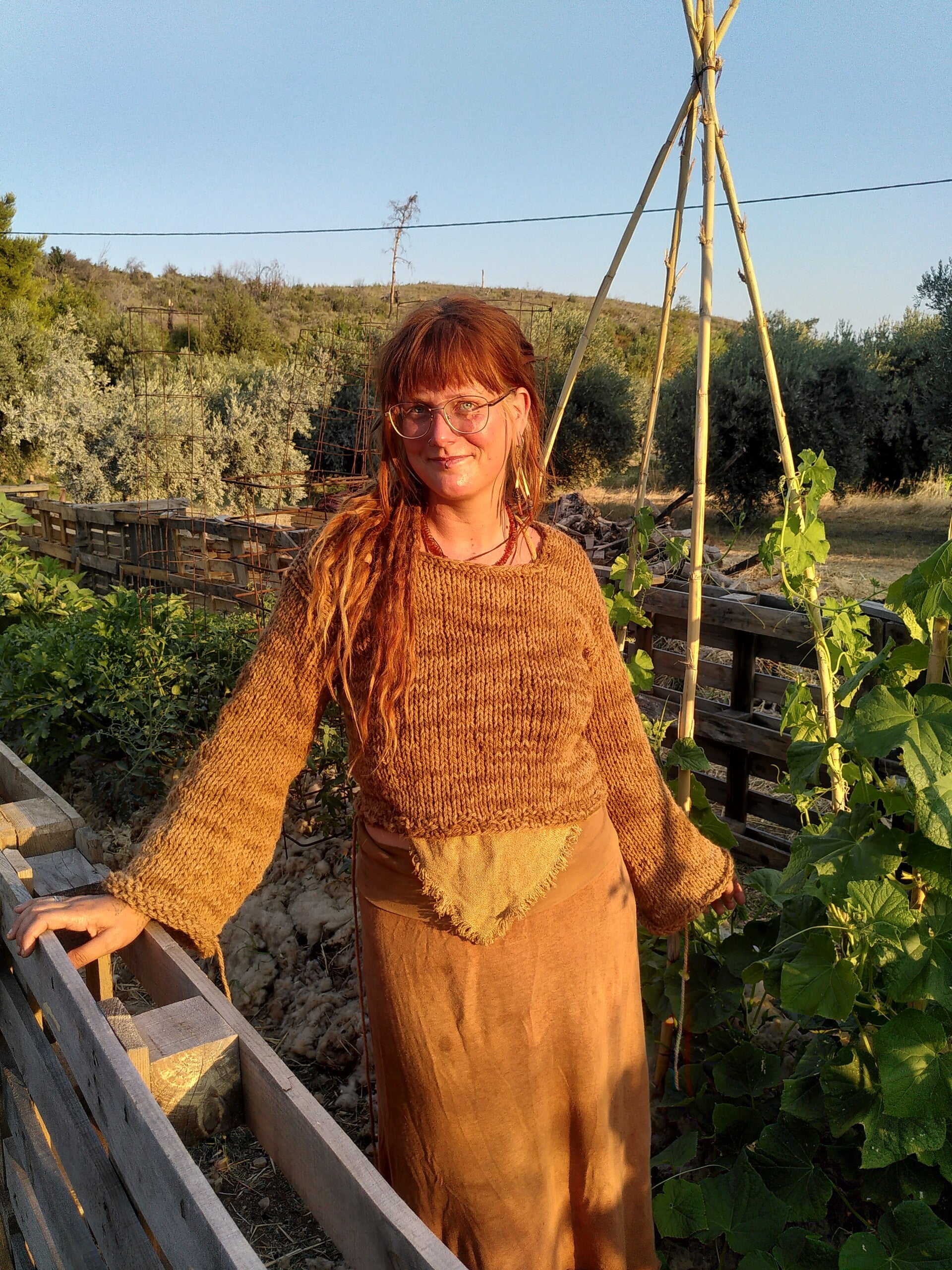 Sunset knit sweater