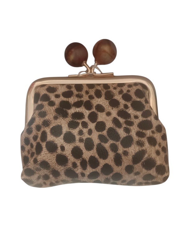 Monedero leopardo