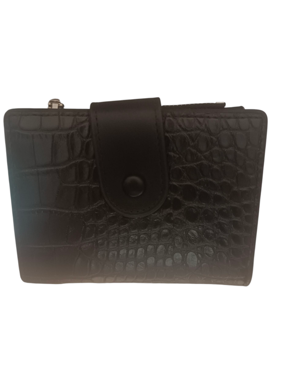 Monedero cartera de piel de serpiente