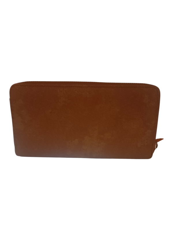 Cartera marrón pismetada