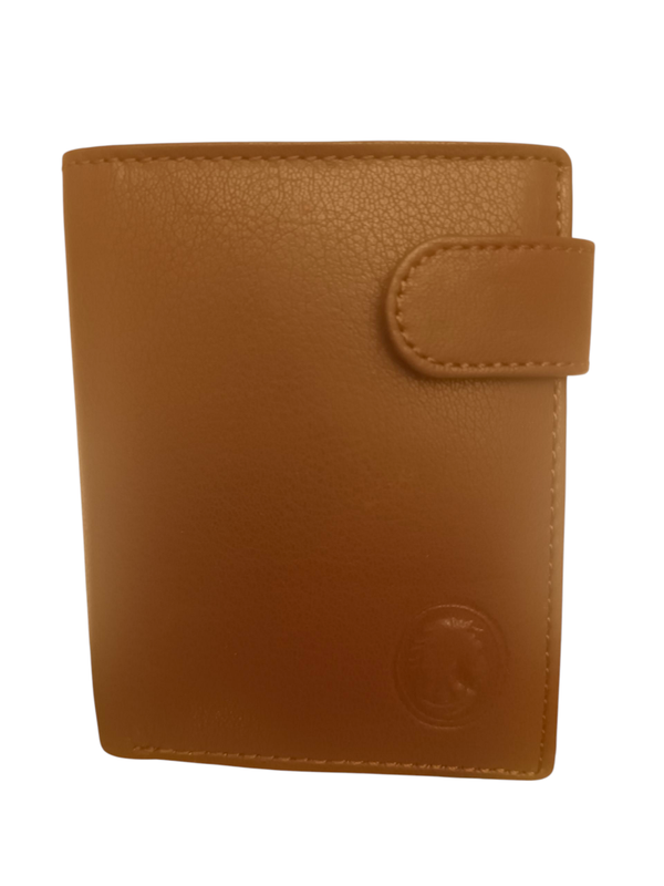 Cartera de hombre anti-cobro marron