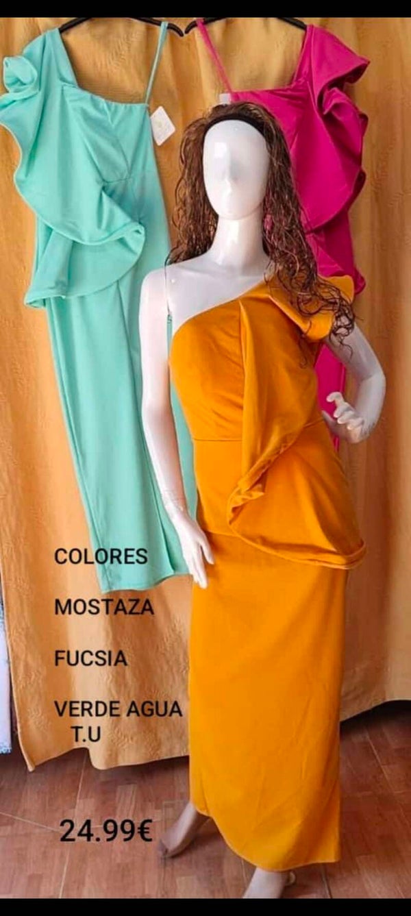 Vestido con volante